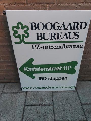 Emaille bord Boogaard beschikbaar voor biedingen
