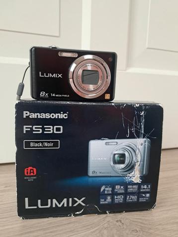 Panasonic Lumix FS30 Black digitale camera beschikbaar voor biedingen