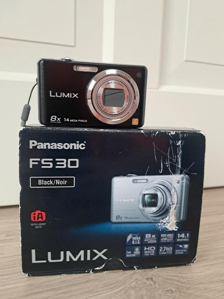 Panasonic Lumix FS30 Black digitale camera, Audio, Tv en Foto, Fotocamera's Digitaal, Zo goed als nieuw, Overige Merken, 8 keer of meer