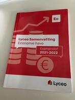 lyceo samenvatting economie havo, Ophalen of Verzenden, Zo goed als nieuw, HAVO, Economie