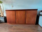 Skovby dressoir vintage teakhout sideboard antiek, Ophalen, Gebruikt, Met deur(en), Metaal