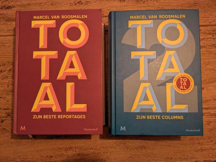 2 x Marcel van Roosmalen - Totaal (Zeer Goede Staat), Boeken, Essays, Columns en Interviews, Zo goed als nieuw, Eén auteur, Ophalen of Verzenden