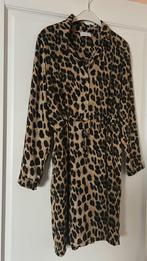 Panterprint jurk, Kleding | Dames, Jurken, Maat 38/40 (M), Bruin, Ophalen of Verzenden, Zo goed als nieuw