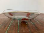 Prachtig brocante glazen schaaltje, Schaal, Rond, Ophalen of Verzenden, Glas
