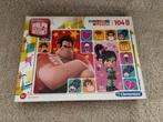 Puzzle 104 stukjes - Ralph Breaks the Internet, Ophalen of Verzenden, Meer dan 50 stukjes, Gebruikt, 6 jaar of ouder