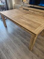 Eettafel, Huis en Inrichting, Tafels | Eettafels, Zo goed als nieuw, Vijf personen of meer, Rechthoekig, 50 tot 100 cm