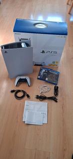 Sony PS5 Disc Edition 825GB incl. Controller + 2 spellen, Spelcomputers en Games, Ophalen, Zo goed als nieuw, Playstation 5