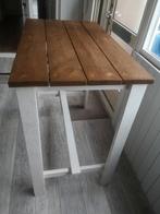 Grenen houten statafel - 120x69,5x108 cm, Gebruikt, 100 tot 150 cm, Landelijk, Vier personen