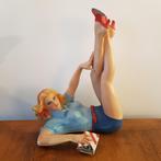 Origineel vintage beeld van Amerikaanse pin-up (USA - 50/60), Antiek en Kunst, Ophalen