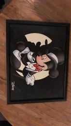 Mickey mouse poster ingelijst. In goede staat, 42 bij 32 cm., Minder dan 50 cm, Nieuw, Minder dan 50 cm, Ophalen