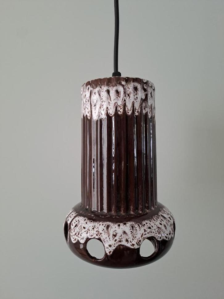 Vintage hanglamp Fat Lava jaren 70 - in perfecte staat, Huis en Inrichting, Lampen | Hanglampen, Zo goed als nieuw, Minder dan 50 cm