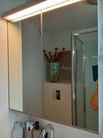 Medicijnkast met spiegels en verlichting, Huis en Inrichting, Badkamer | Badkamermeubels, Ophalen, Overige typen, 50 tot 100 cm