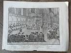 Synode 1730 Nieuwekerk Amsterdam Gravure, Antiek en Kunst, Kunst | Etsen en Gravures, Ophalen of Verzenden
