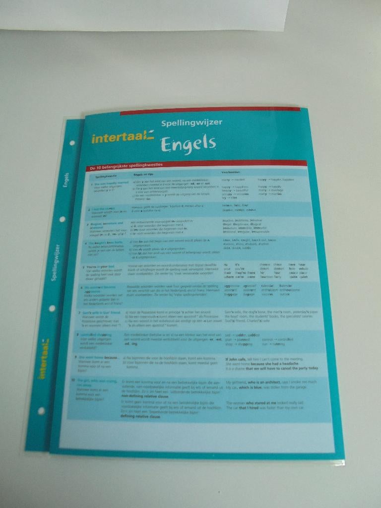 Spellingwijzer engels intertaal isbn 978 90 5451 7672, Diversen, Schoolbenodigdheden, Ophalen of Verzenden, Nieuw
