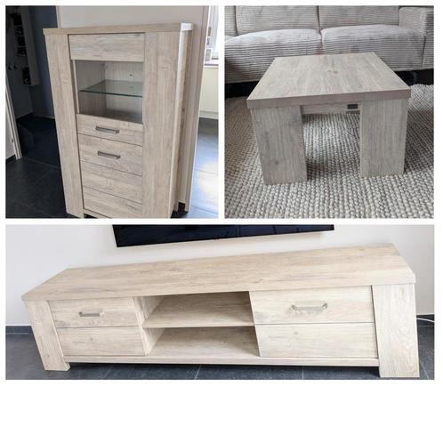 Mooie set Lamulux meubels! Vitrine kast/salontafel/tv meubel, Huis en Inrichting, Complete inboedels, Ophalen