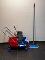 Professionele schoonmaakwagen met mop, Huis en Inrichting, Ophalen of Verzenden, Zo goed als nieuw