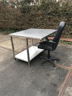 RVS BURO / RVS Werktafel, Ophalen, Gebruikt
