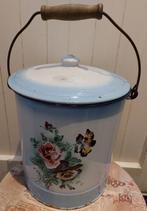 Brocante emaille Japy emmer, Antiek en Kunst, Antiek | Emaille, Ophalen