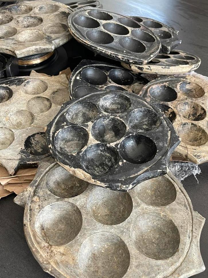 Speksteen schaal Takoyaki plaat, Huis en Inrichting, Woonaccessoires | Schalen en Manden, Nieuw, Schaal, Ovaal, Steen of Aardewerk