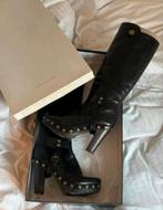 Zwarte Hoge Laarzen - marc jacobs, Ophalen of Verzenden, Gedragen, Zwart, Hoge laarzen