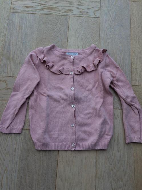 Schattig oud roze vestje maat 104 - nog heel erg netjes!!, Kinderen en Baby's, Kinderkleding | Maat 104, Gebruikt, Meisje, Trui of Vest