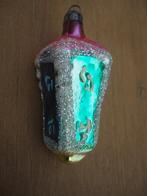 Mooie oude glazen kerstbal Chinese lampion, Diversen, Kerst, Ophalen of Verzenden, Gebruikt