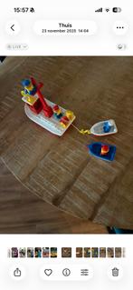 Duplo Boot met 2 kleine bootjes en poppetjes, Ophalen, Gebruikt, Complete set, Duplo