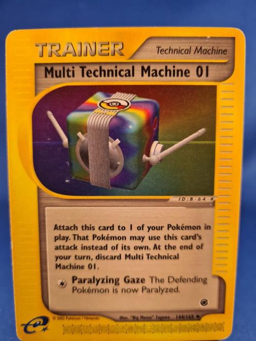 Multi Technical Machine 01 144/165 - Expedition Base Set, Hobby en Vrije tijd, Verzamelkaartspellen | Pokémon, Gebruikt, Verzenden