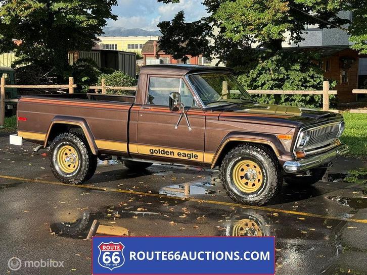 Jeep J10 Golden Eagle | 1977 | Route 66 Auctions, Auto's, Oldtimers, Bedrijf, Te koop, Jeep, Benzine, Overige carrosserieën, Handgeschakeld