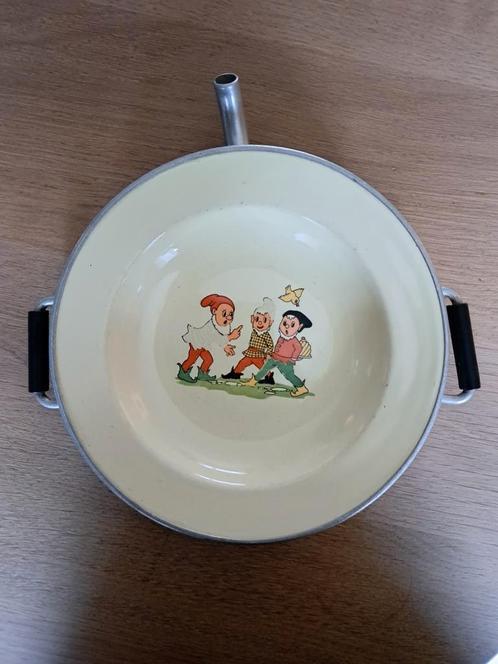 Antiek kinder warmhoudbord, Antiek en Kunst, Antiek | Servies los, Ophalen of Verzenden