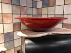 gietijzeren wok pan,rood,doorsnee 34 cm,made in France, Huis en Inrichting, Keuken | Potten en Pannen, Ophalen of Verzenden, Zo goed als nieuw