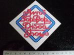 sticker avro's toppop disco show logo wit muziek programma, Film, Tv of Omroep, Zo goed als nieuw, Verzenden