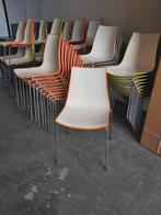 Pedrali stoelen en barkrukken, Huis en Inrichting, Stoelen, Ophalen, Gebruikt, Rood, Metaal