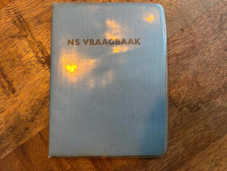 Oude NS Vraagbaak - Zeldzaam!, Verzamelen, Spoorwegen en Tramwegen, Zo goed als nieuw, Trein, Boek of Tijdschrift, Ophalen of Verzenden