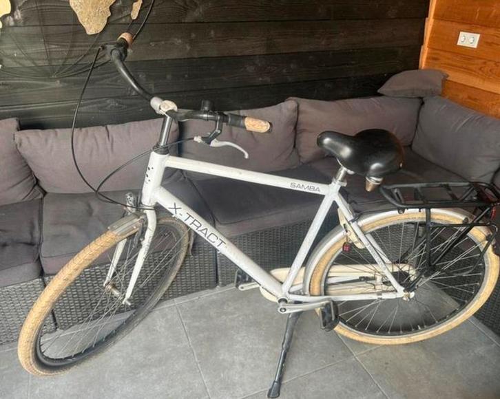 Heren fiets aluminium, Fietsen en Brommers, Fietsen | Heren | Herenfietsen, Gebruikt, Overige merken, Versnellingen, Ophalen