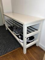 Ikea bench with shoe racks white 108*34*50, Ophalen of Verzenden
