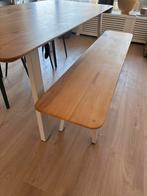 Eetbankje 200x40 cm, Ophalen, 150 tot 200 cm, Eikenhout, 200 cm of meer