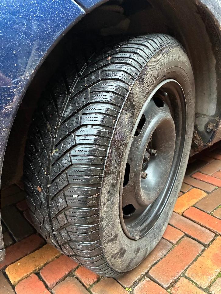 Winterbanden op velg Citroen C3, Auto-onderdelen, Banden en Velgen, Banden en Velgen, Winterbanden, 15 inch, 195 mm, Personenwagen