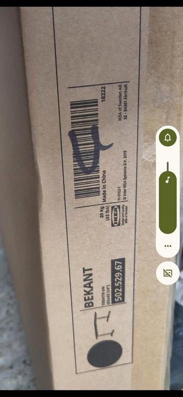 Bekant Ikea bureau onderstel - afbeelding 1