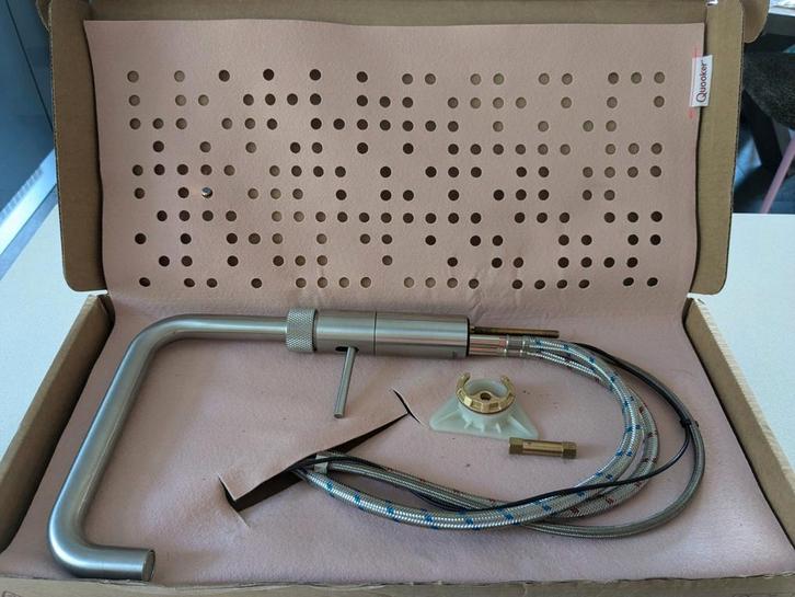 Quooker Fusion rvs square kraan of complete set, Huis en Inrichting, Keuken | Keukenelementen, Zo goed als nieuw, Minder dan 100 cm