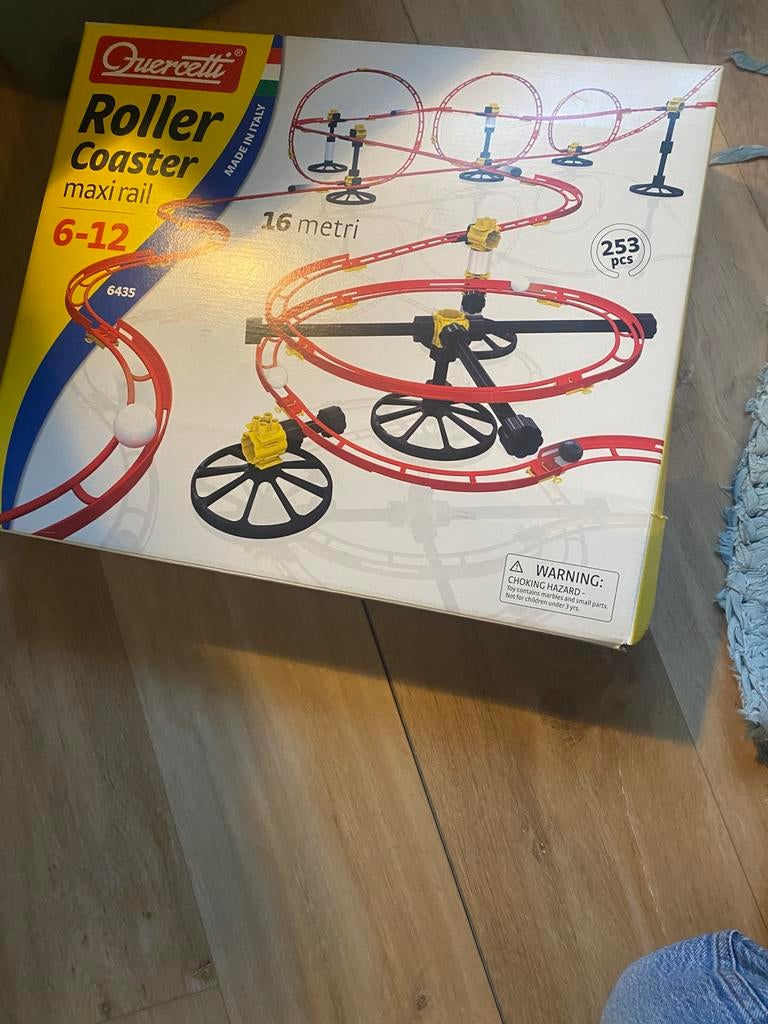 Roller coaster maxi rail kinderspeelgoed, Ophalen, Zo goed als nieuw