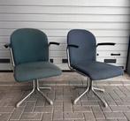2 Vintage Retro Gispen stoelen bureaustoelen, Huis en Inrichting, Stoelen, Ophalen, Gebruikt, Twee