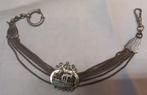Horlogeketting - bijzonder - ketting met sier - boot - 1900, Verzenden, Overige materialen, Ketting