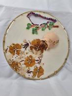 Epoxy Schilderij met Droogbloemen en Bloempot, Ophalen of Verzenden, Nieuw