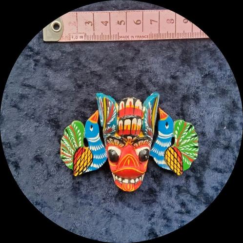 Oud traditioneel Raksha masker, Sri Lanka, spiritueel, klein, Antiek en Kunst, Kunst | Niet-Westerse kunst, Ophalen of Verzenden