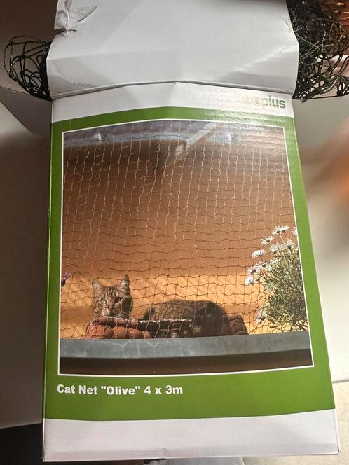 Kattennet 4x3meter, Dieren en Toebehoren, Katten-accessoires, Zo goed als nieuw, Ophalen of Verzenden