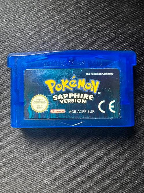 Origineel Pokemon Sapphire Gameboy Advance spel GBA game, Spelcomputers en Games, Games | Nintendo Game Boy, Zo goed als nieuw