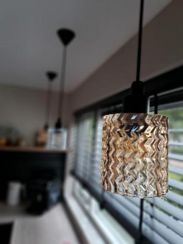 3 glazen hanglampen nordlux beschikbaar voor biedingen
