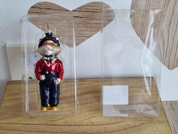 Prachtige Hamster Kerstbal Albert Heijn - Boertje - Zgan !, Diversen, Kerst, Zo goed als nieuw, Verzenden