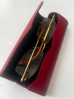 Vintage Cartier Titanium 135 Bril met Koker, Overige merken, Gebruikt, Overige kleuren, Ophalen of Verzenden